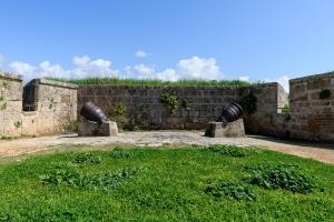 Cannons on the city wall - Napoleon was defeated here in Acre