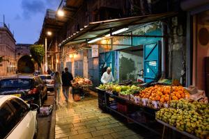 Fruits and vegetables shop in the old city of Acre